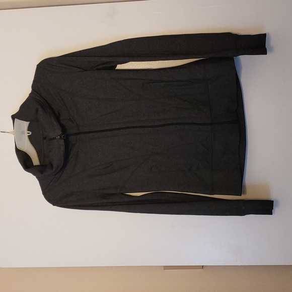 Prana Gray Zip Up Jacket - Picture 1 of 6